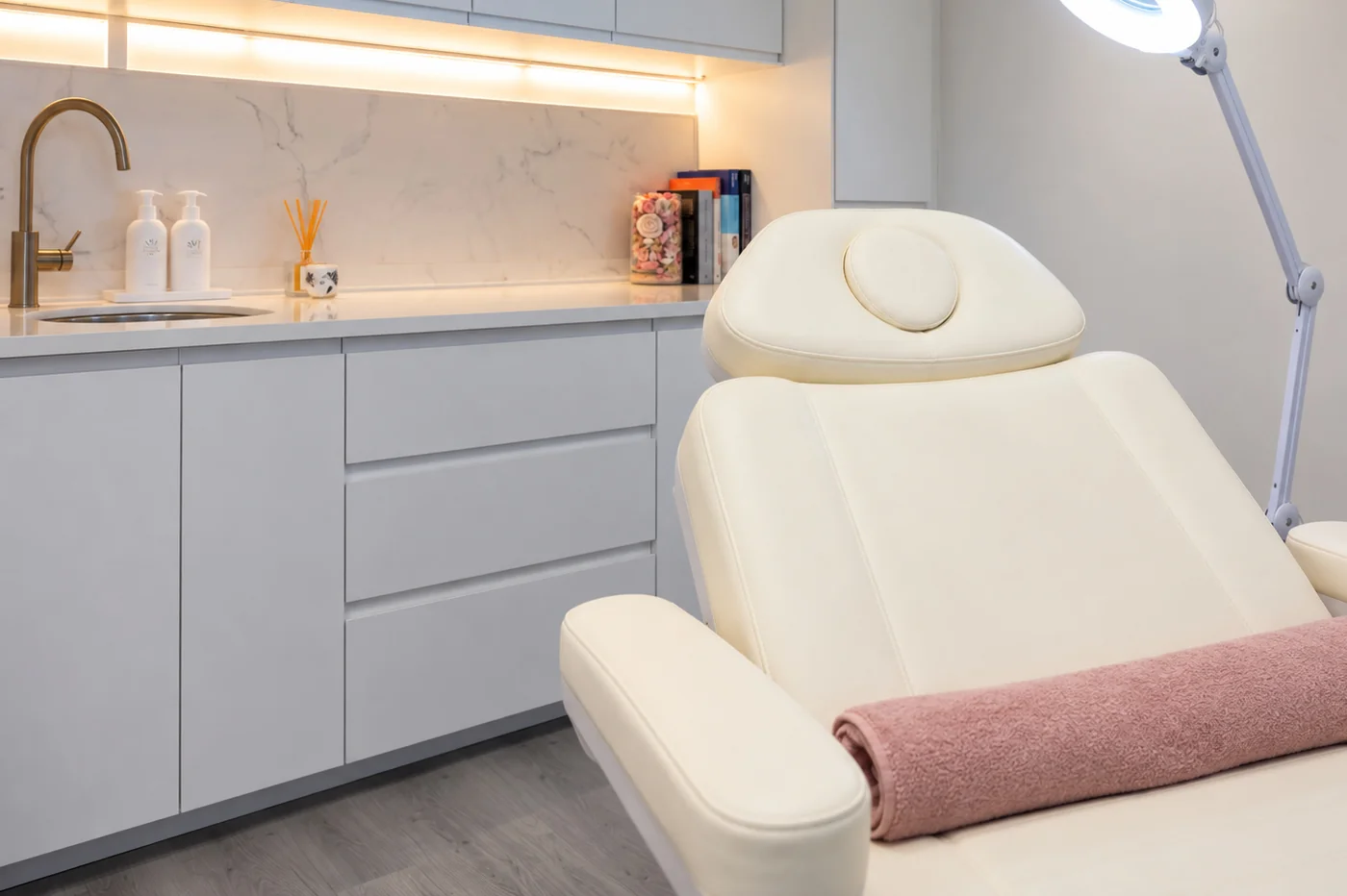 Consultation chair in the clinic